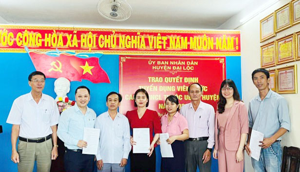 Đại Lộc tuyển dụng viên chức đơn vị sự nghiệp công lập thuộc UBND huyện năm 2023